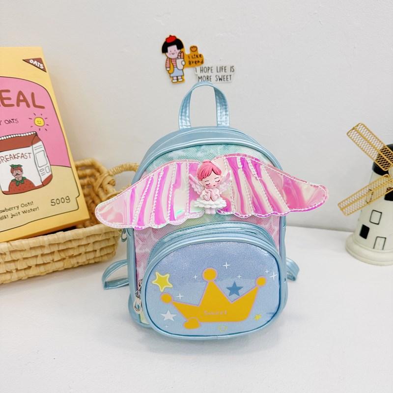 

Школьный рюкзак новый зарубежный с пайетками легкий и универсальный рюкзак для маленькой девочки модная детская сумка синий