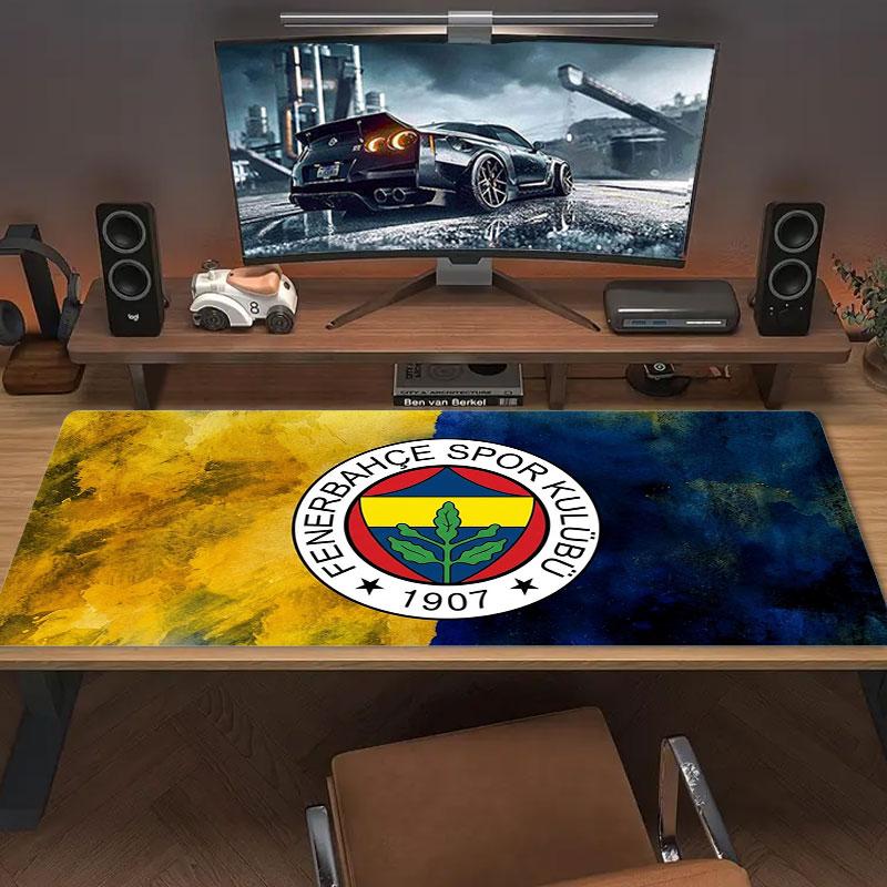 Fenerbahçe Sports Club Large Size Mouse Pad Large Gaming Table Cushion Non-slip Laptop Tablet Big Mousepad XXL Mat Mini PC Playmat With Lock edge