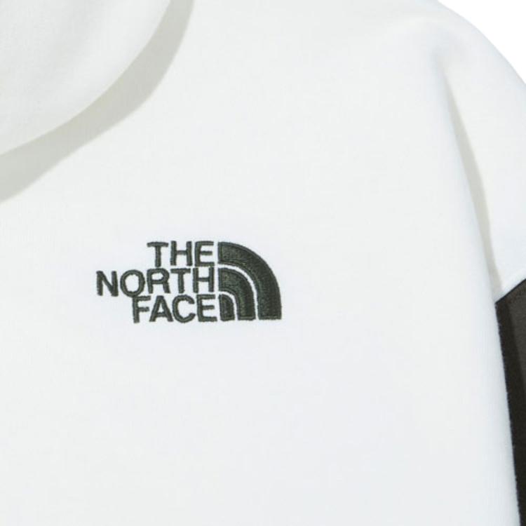 THE NORTH FACE Sweatshirts Men's White Hooded Moderate Straight Fit NM5PM60A