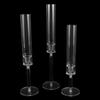 3 Pcs/set Party Decoration Acrylic Crystal Candle Holders Clear high quality Candlestick delicate Centerpieces Wedding Party