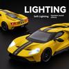 Large 1/24 Ford GT Car Model Alloy Simulation Supercar Collection Ornaments Children's Toy Car Boy Holiday Gift