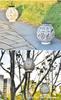Solar-Powered Iron Tree Lamp: Decorative Outdoor Hanging Lantern