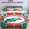 Jacksonville Jaguars Pattern Bedding Quilt Set Quilt Cover Pillowcase Home Decoration Birthday Gift (1 * duvet cover + 2 * pillowcase, without core)
