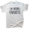 Ich bin Mamas Lieblings-T-Shirt Anime T-Shirt Tops Rundhals Kurzarm Mode T-Shirt Kleidung Lässig Basic Geburtstagsgeschenk T-Shirts
