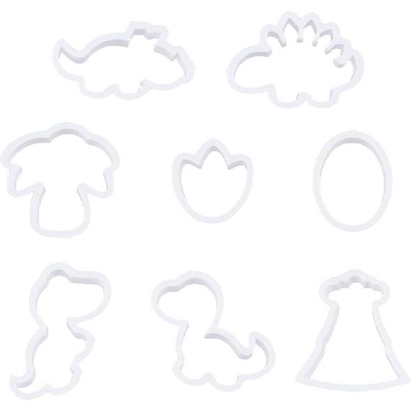 SUPERFINDINGS 8 Styles Plastic Cookie Cutters Ocean Cookie Cutters Polymer Clay Cutters Marine Animal Clay Cutter White Marine Life Cookies Fondant