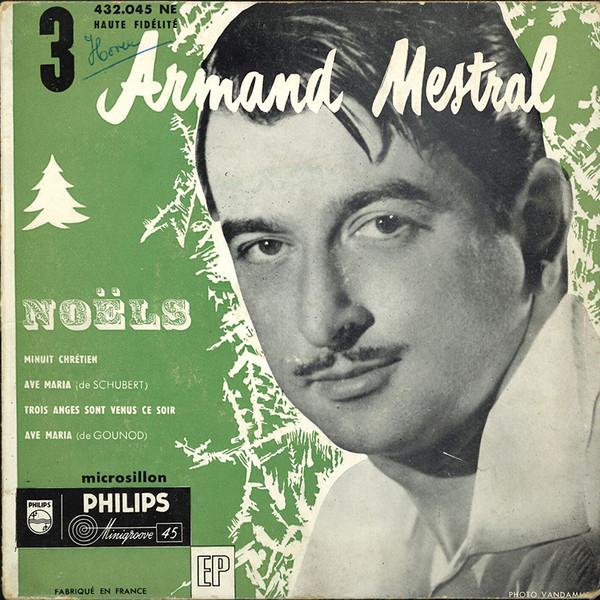 7inch Record ARMAND MESTRAL 3 Nols 432045 Philips 1956 France Classical Used