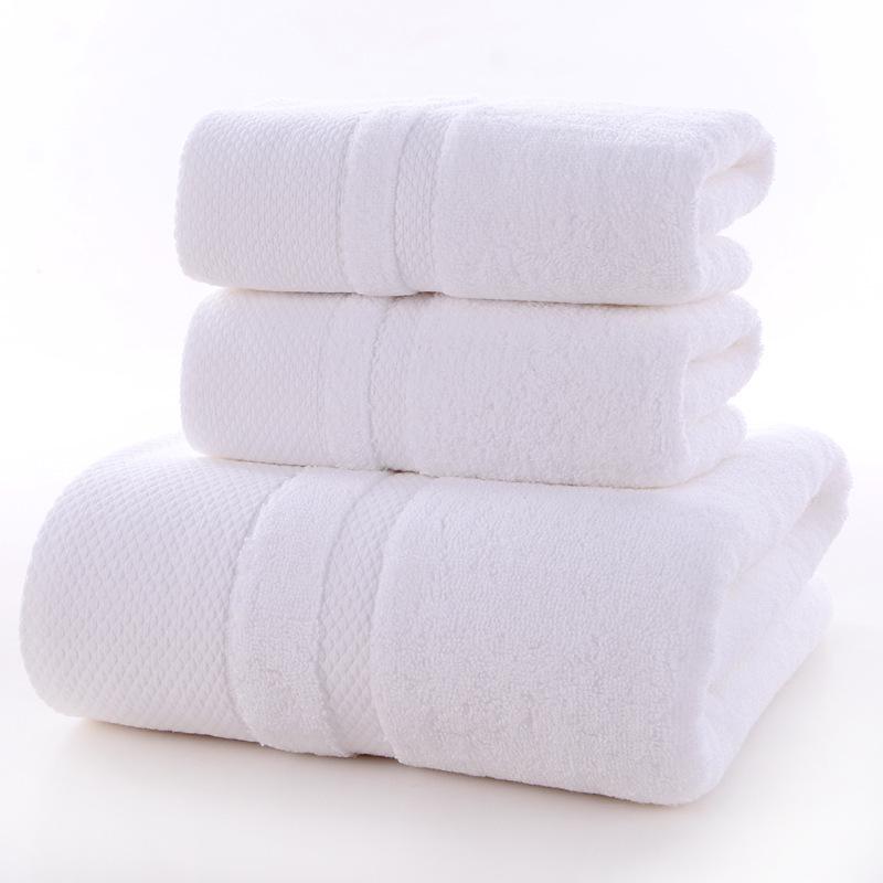 Premium All-Cotton Bath Towel: Thick, Soft, Absorbent, Antibacterial, Embroidered for Household and Hotel Use