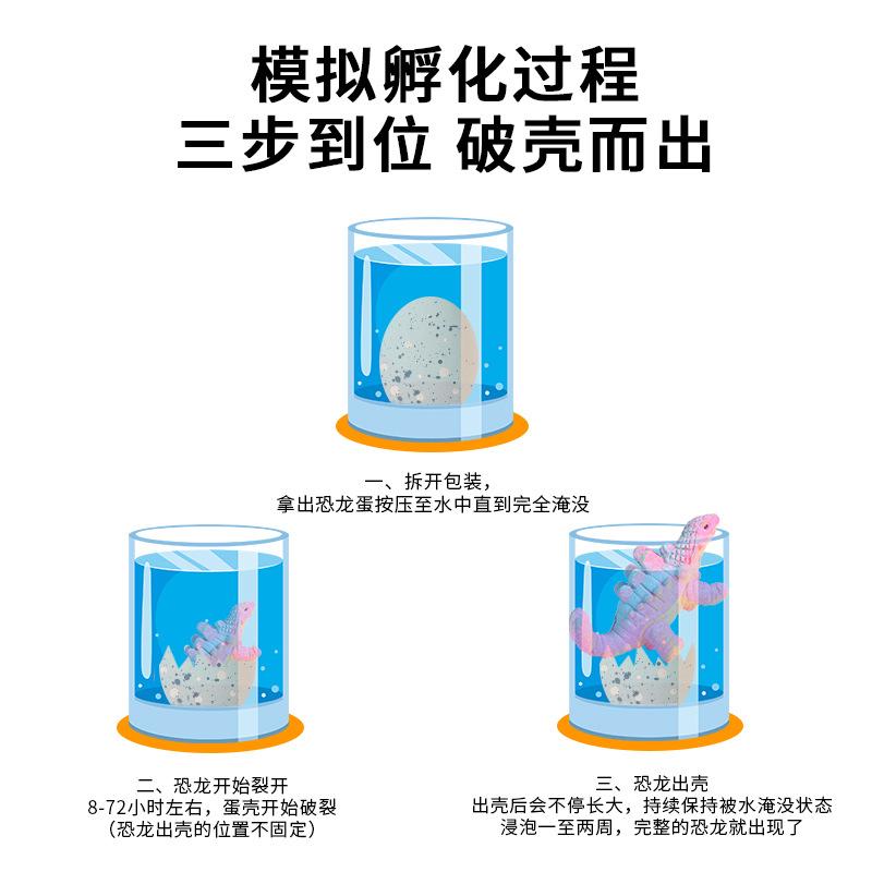 Odorless Super-large Dinosaur Hatching Eggs Gift Box Soaked In Water To Expand Dinosaur Eggs Children's Toys