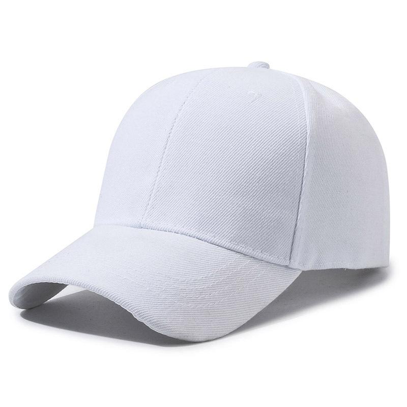 Baseball Cap Women Men Advertising Work Travel Group Solid Color Dance Hip Hop Students DIY Printing Logo Sunshade Dad Hat Kpop