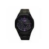 Casio Men Liquid Crystal,Analog Dual Display Series 44mm Black Watch GA-2100SKE-7A(Watch3--)