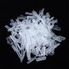 100Pcs Cable Label Tag Box Transparent Plastic Cable Tie Marker Wire Sign Name Holder Display Identification Seal Case