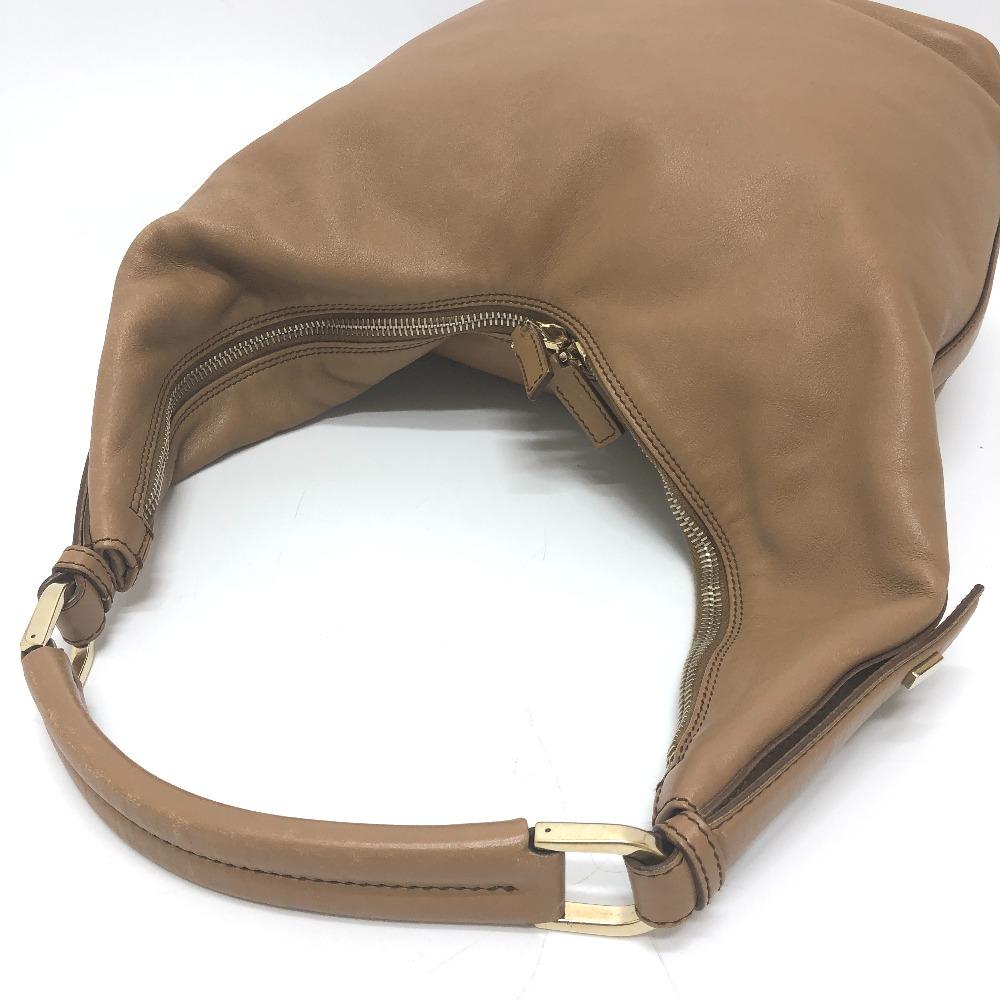 Gucci 001-4288 Logo One-shoulder Bag Shoulder Bag Leather Brown