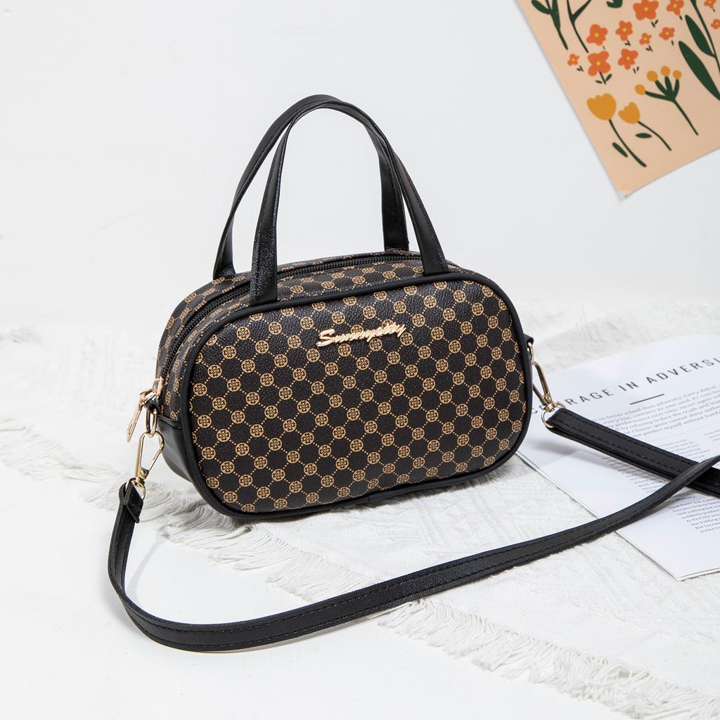 JYL TS Women's Sling Bags  Messenger Bag 005 Hand Hold Woven Rhombus Wave Texture Women Bag