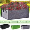 Rectangular Thickened Felt Planting Bag Growing Bucket Plant Growth Bag Multi-Functional Vegetable Plant Non-Woven Felt Growing
