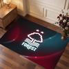 Tappeto in Velluto di Cristallo con Stampa Calcio Nottingham Forest, Comodo Assorbente d'Acqua Antiscivolo Tappeto per Pavimenti Interni