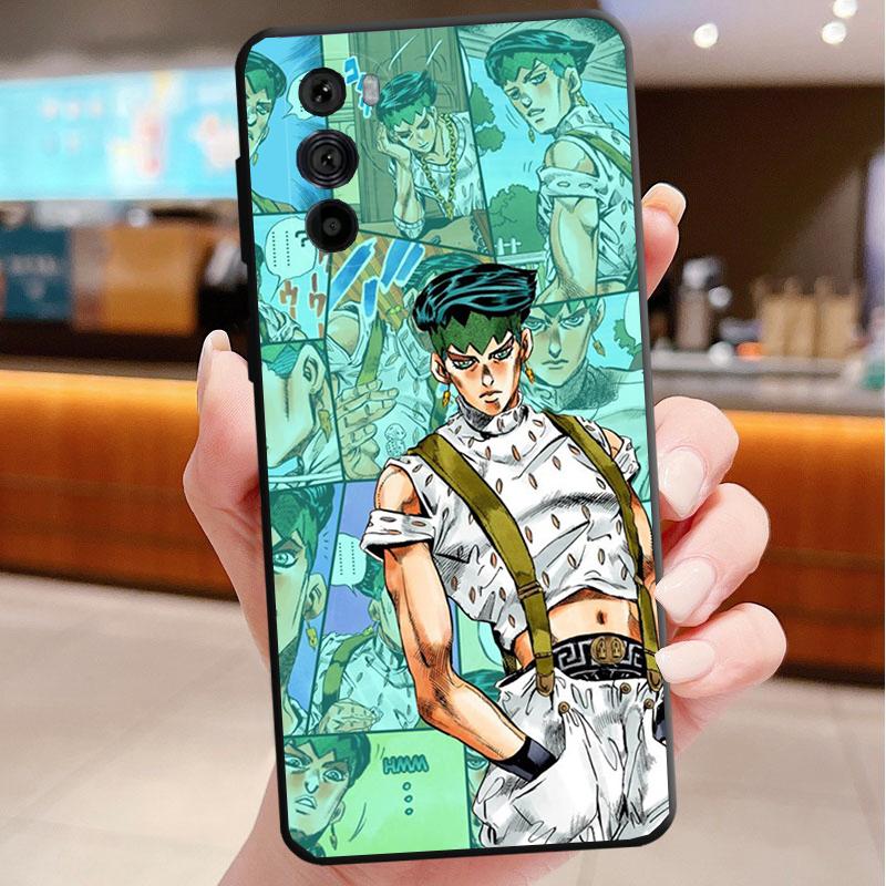Phone Case For Motorola Edge 50 40 Pro 60 50 40 30 Ultra Neo Fusion Moto G85 G72 G53 G54 G84 G13 G32 JoJo Bizarre Adventure
