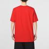 Adidas Originals Trefoil Logo Print Crew Neck T-Shirt Men Tops Red HE9511