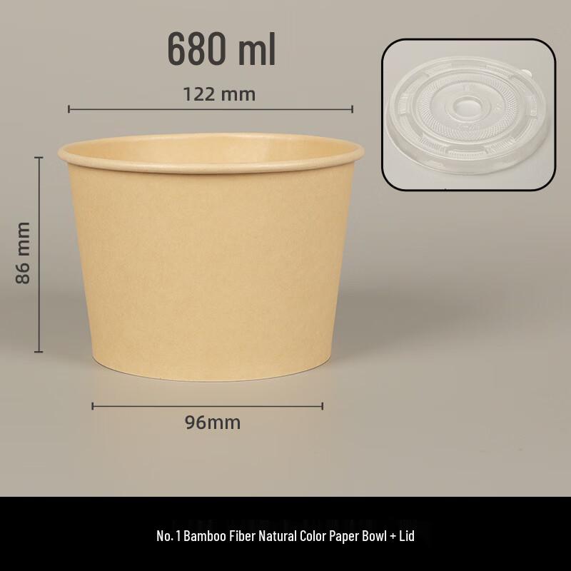 Disposable Paper Food Bowls with Lids