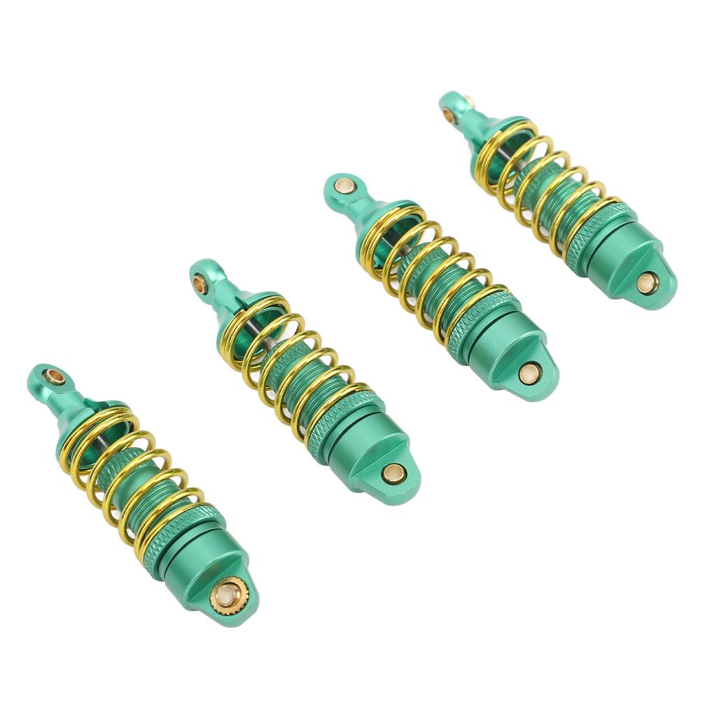 4Pcs RC Car Shock Absorber Aluminum Alloy Stable High Elasticity Front Rear Shock Damper for