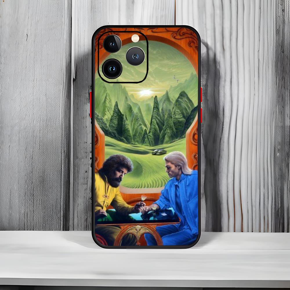 

Sci-Fi Concept Arti J-Jim Burns Phone Case Black Matte Thin Phone Case For iPhone17 16 15 14 13 ProMax iphone12promax