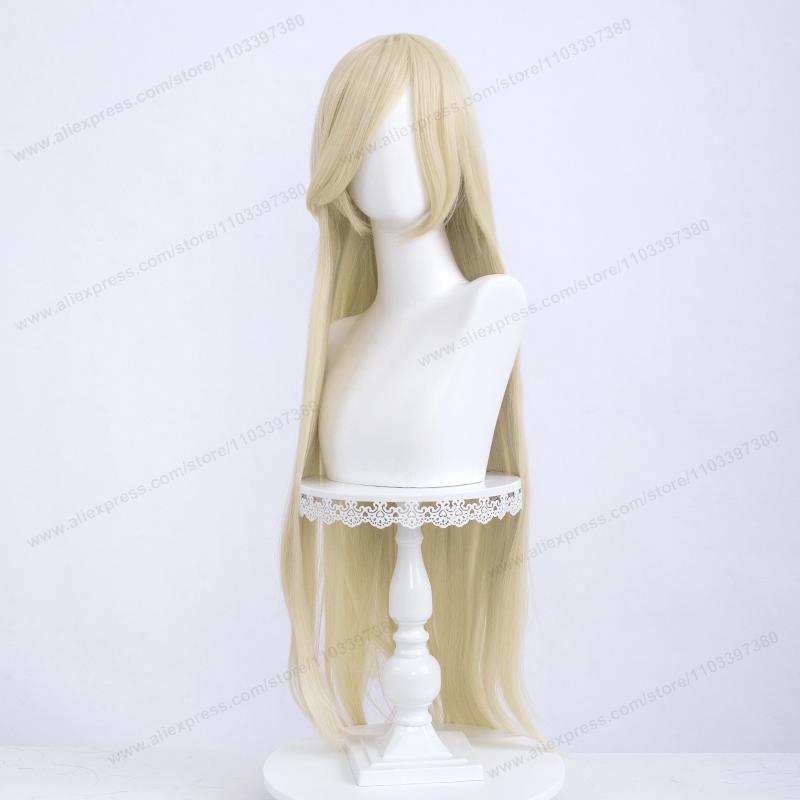 Anime 100Cm Long Staight Cosplay Synthetic Wig Black White Red Pink Brown Gold Blue Women Heat Resistant Hair High Quality Wigs