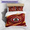 Brentford Football Bedrucktes 3-teiliges Bettwäscheset, Bequemes hautfreundliches Schlafzimmer-Bettbezug-Set