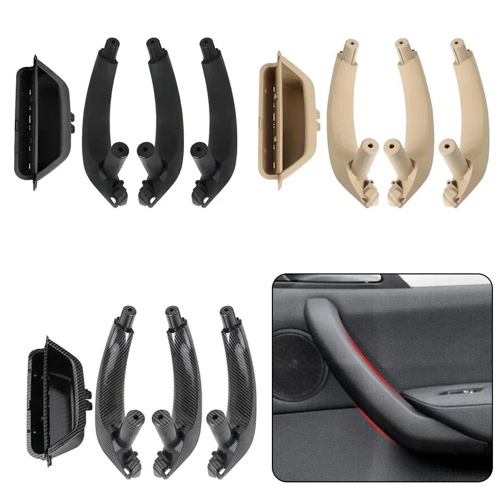 Interior Door Handles  Inner Door Panel Handle Cover For BMW F25 F26 X3 X4 2011-2017 Inner Doors Panel Handle Bar Pull Trim