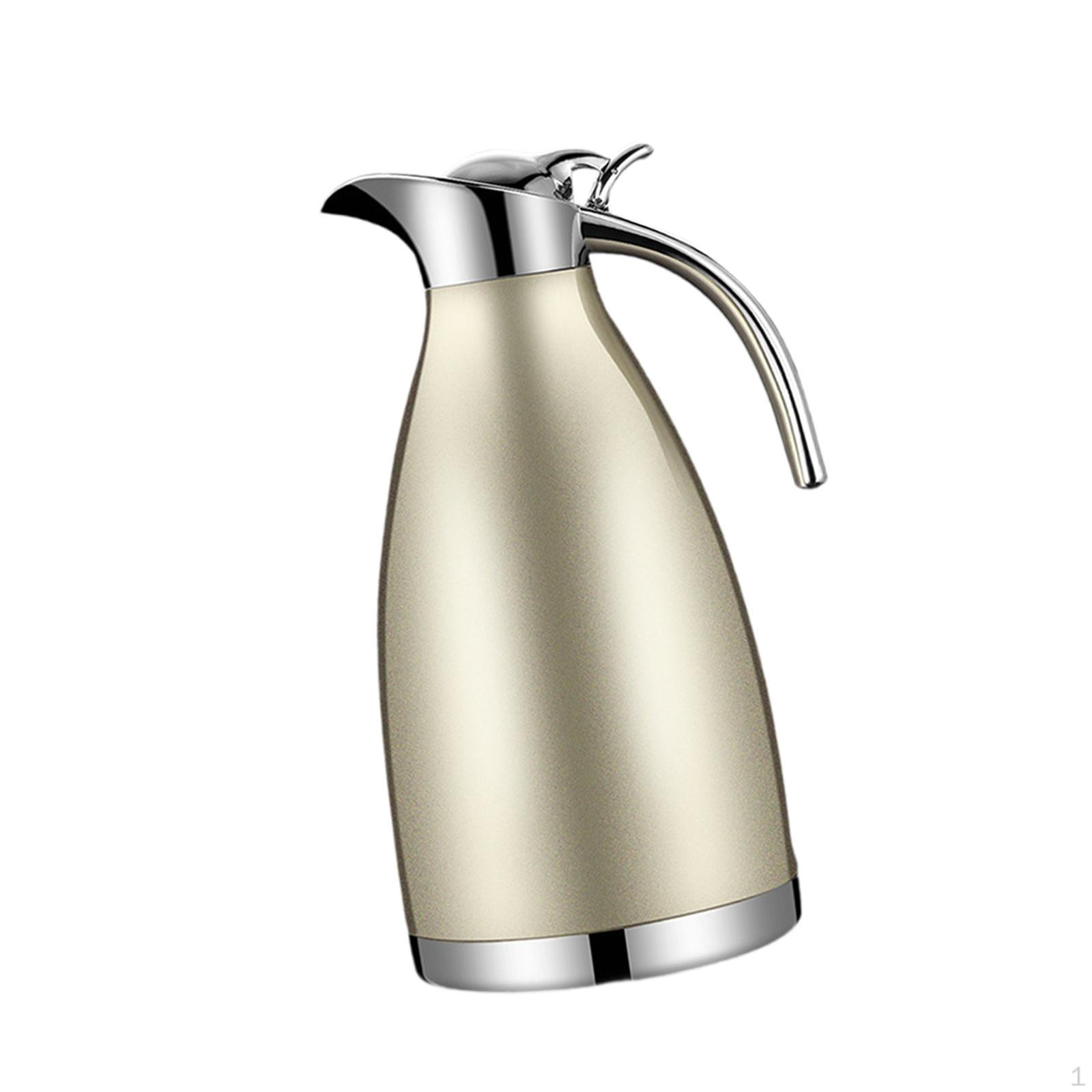 

2 л Изолированный кофейник с герметичной крышкой для чая и воды light gold