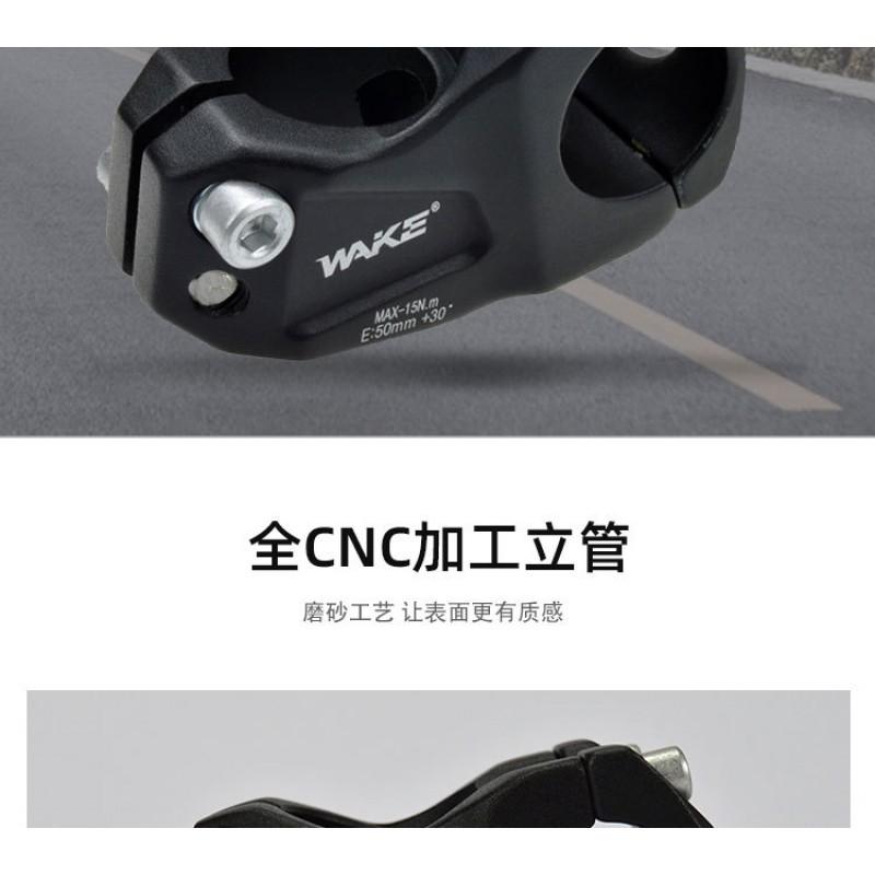 WK39 Aluminum Hollow Stem Mountain Bike Short Reach Handlebar Riser Accessory