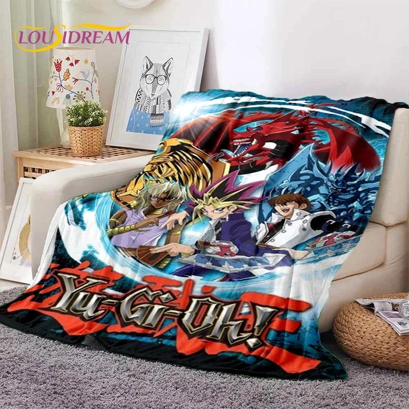 Yu-Gi-Oh Anime MONSTER CARD Cartoon Weiche Decken, Überwurfdecke Bequeme Decke für Picknick Betten Sofa Haus Schlafzimmer Kindergeschenke