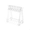 Acrylic Earring Display Stand Perforated Hanging Hooks Jewelry Accessory