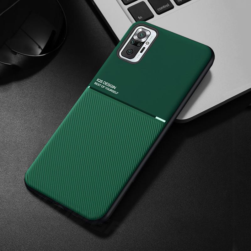 Luksusowy skórzany pokrowiec na Xiaomi Redmi Note 10 9T 9S 9 7 8 Pro 9AT 9C 8A 7A K20 Mi 11 9T 10T uwaga 10 Lite Pro Poco M3 X3 NFC matowy miękki pokrowiec z tpu