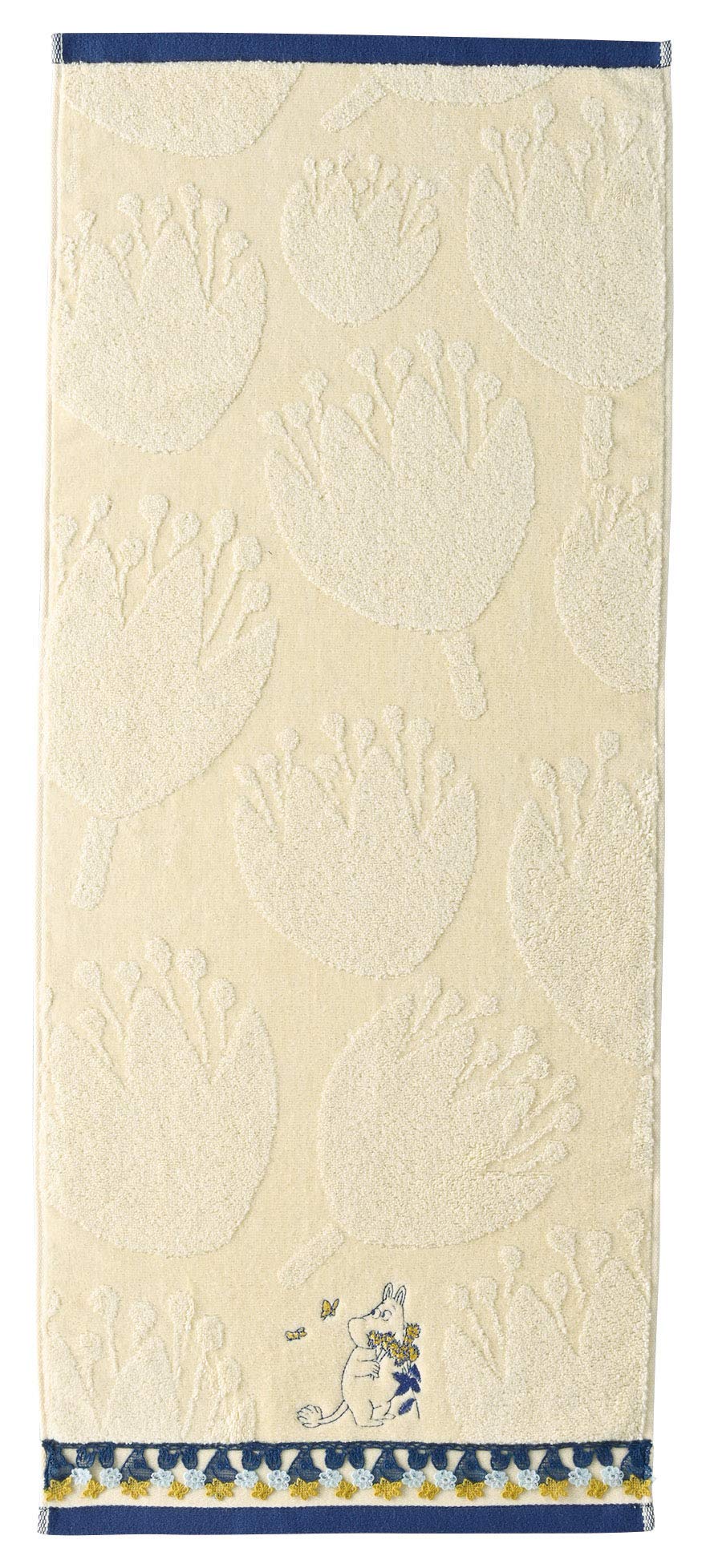 

Marushin Муми-тролль Лицо Цветочный Антибактериальное и 34 x 80 см Полотенце, Кружево, 100% Хлопок, Дезодорирующее, 1405028100, Прибл.