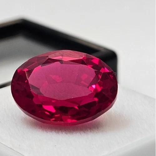 Certified Red Ruby Mozambique Oval Cut 12 Ct Fabulous Loose Gemstone