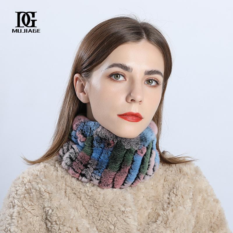 Bibs for Men and Women In Winter, Korean Version Thickened Neck Guard, Warmth, Handmade Otter Rabbit Fur Scarf, Hairband, Dual-purpose Neck Cover