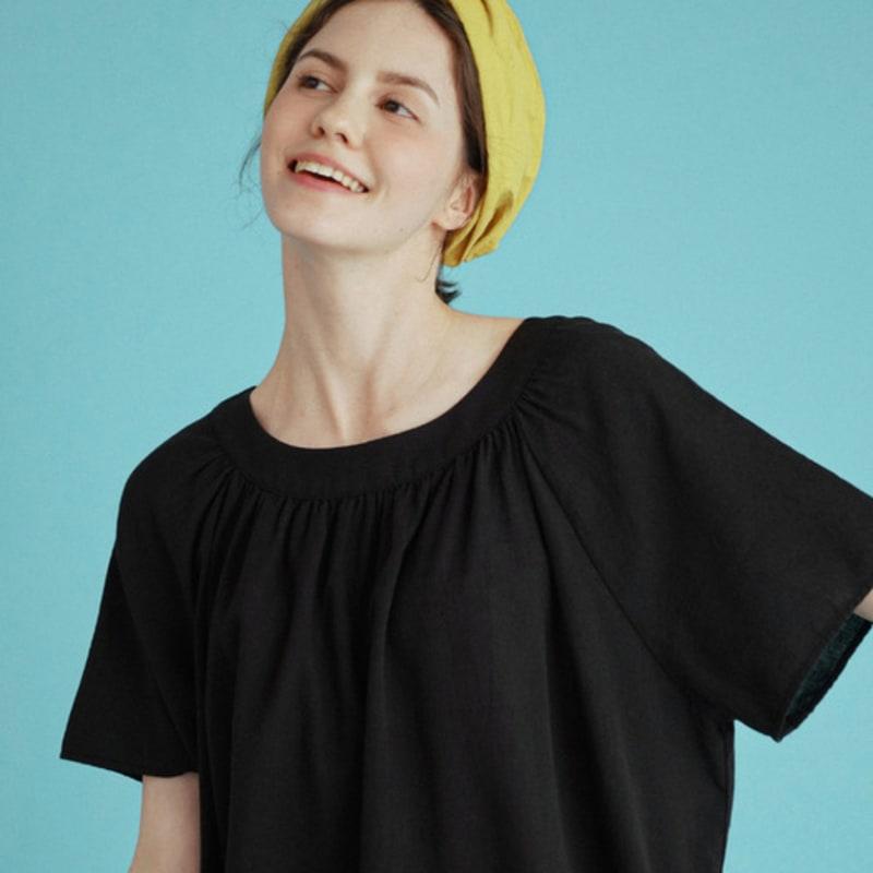 CHIQUITA Turban Hairband (Linen) Mustard 232705SMS