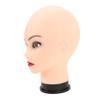 Female Bald Mannequin Head PVC for Wigs Training Making Hat Eyeglasses Display Professional Cosmetol
