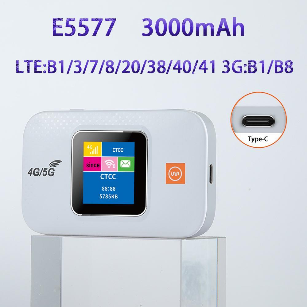 E5577 LTE Portable Car WiFi: Full Network Mobile Router with Wireless Card Insertion