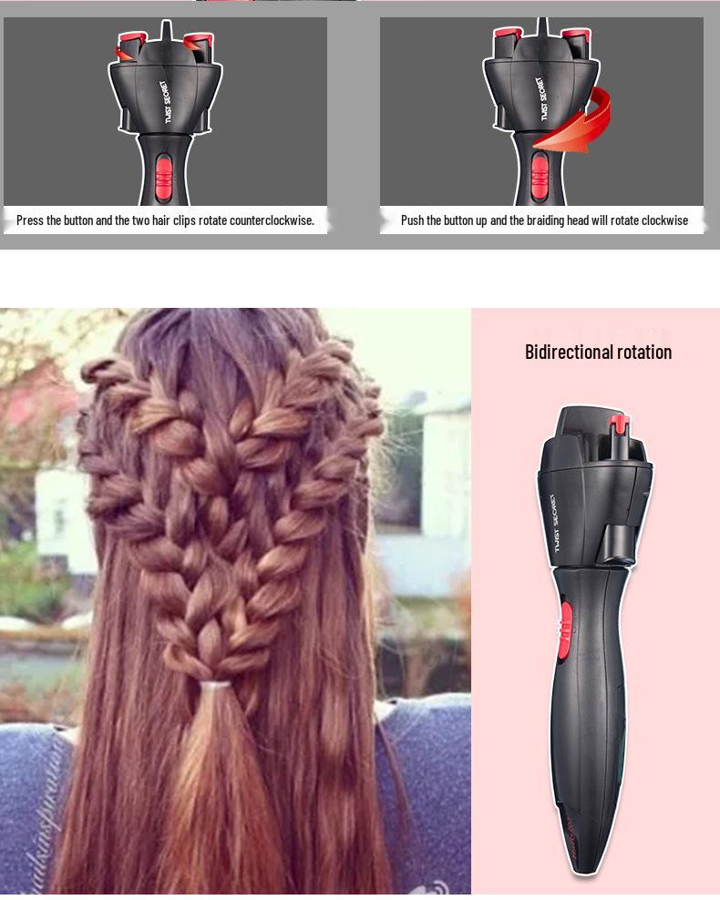 Electric Quick Braid Maker for Women & Children - Automatic Hair Braider Tool