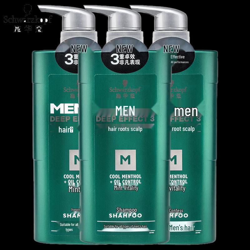 Schwarzkopf Men s Mint Energy Oil Control Shampoo