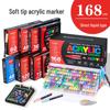 8101 Graffiti Acrylic Marker: Stackable, Odorless, Soft Tip for Students