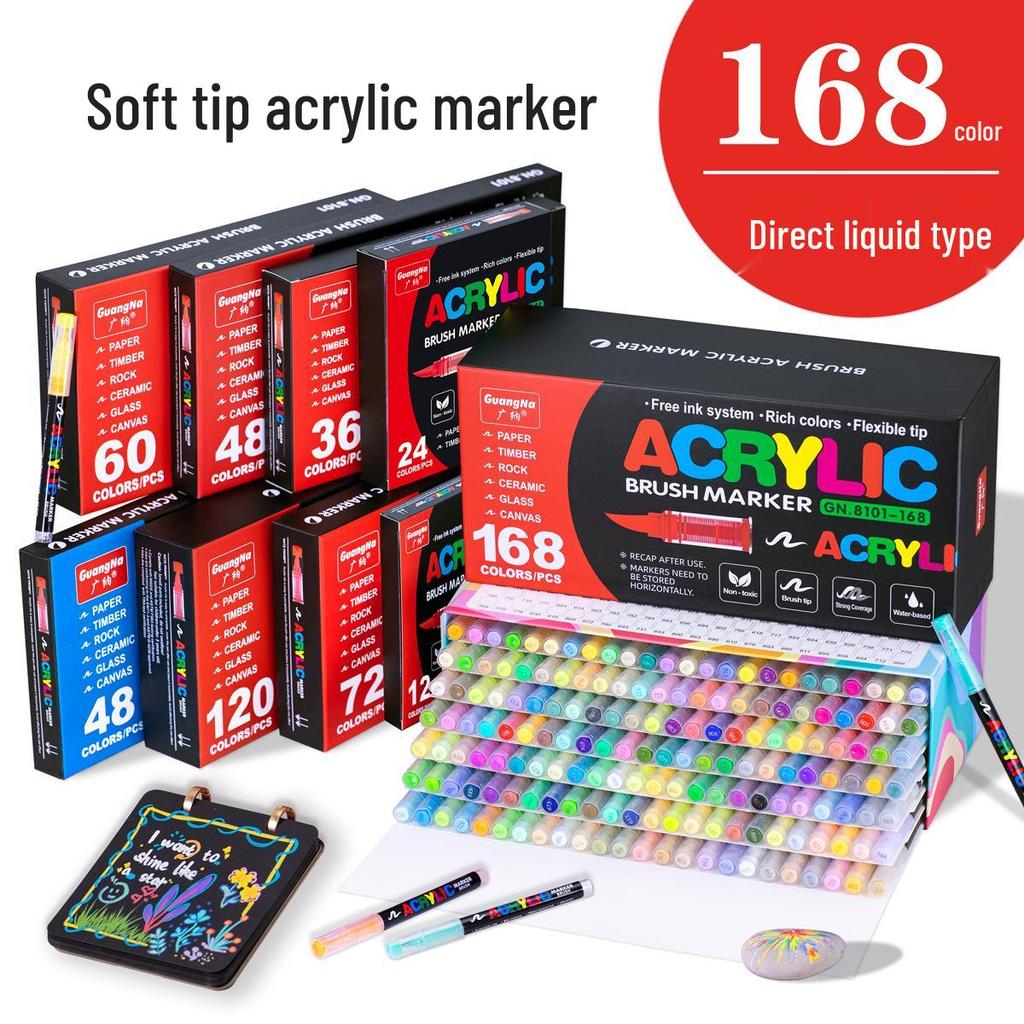 8101 Graffiti Acrylic Marker: Stackable, Odorless, Soft Tip for Students