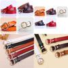 Fashionable Vintage Women's Leather Belt Made Of Genuine Cowhide With Round Buckle For Stylish Outfits And Everyday Wear