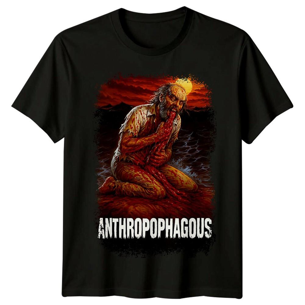 Anthropophagous (1980) Movie Poster Inspired T-Shirt Retro 80s Tee