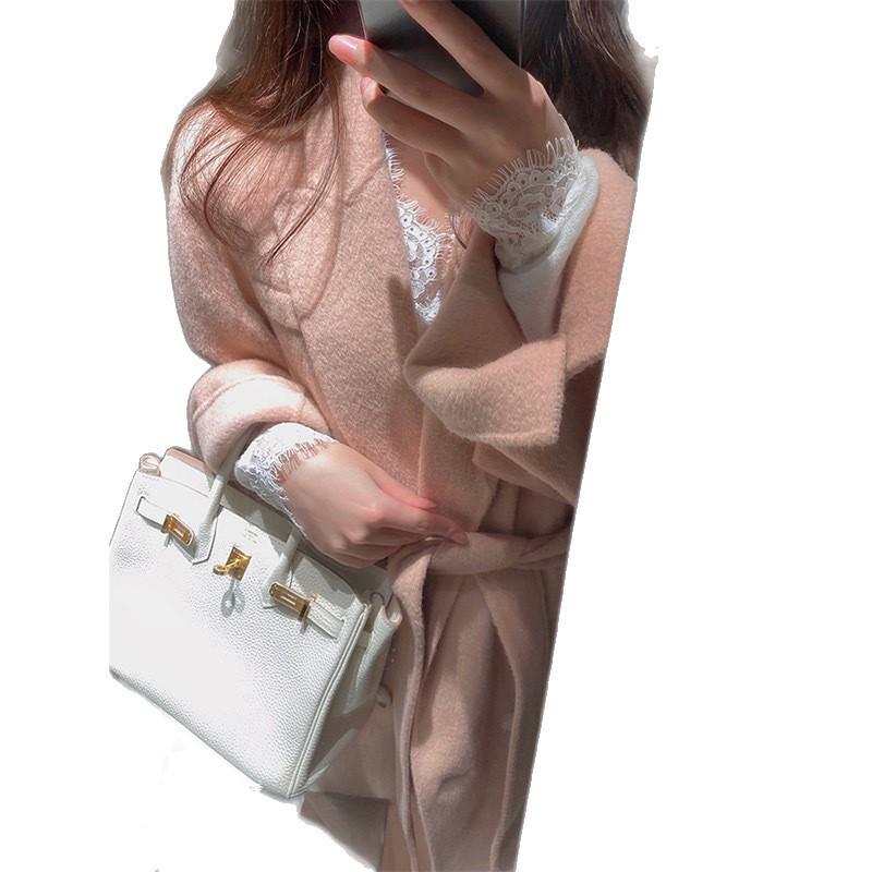 2026 Spring Women's White Lace Mesh Layered Shirt – French Chic Style