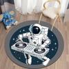 Astronaut Round Carpet for Living Room Rugs Bath Mat Area Rug Doormat Bedroom Children Carpet Alfombra Non-slip Floor Mat