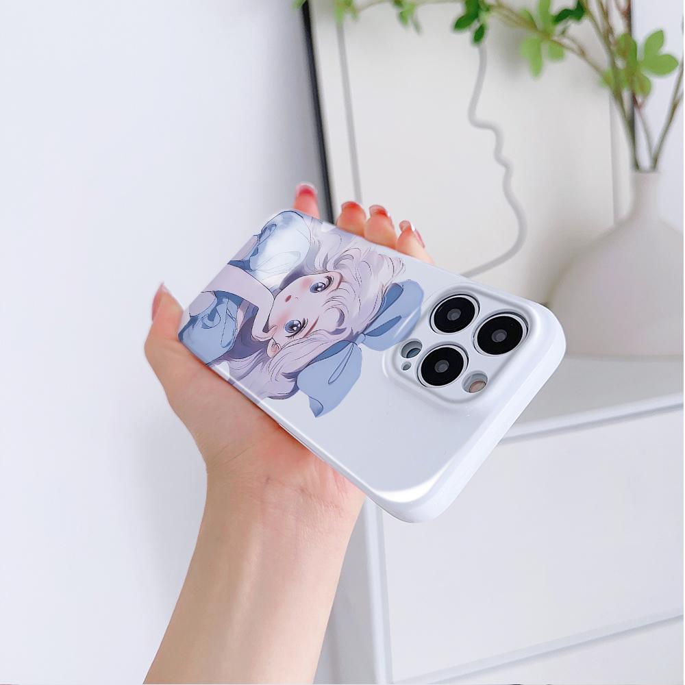 All-inclusive Film Handyhülle Cartoon Mode Design Hartschale Vollständige Abdeckung Kameraschutzhülle für iPhone Huawei Honor Vivo Google