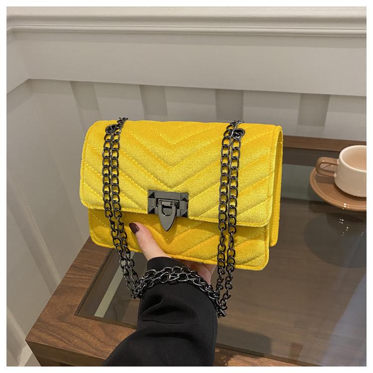 Premium Texture Black Small Square Bag Women's Summer 2025 New Trendy Fashion Shoulder Bag Texture Diamond Chain Bag