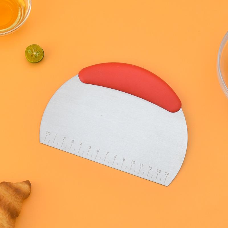 Stainless Steel Dough and Nougat Cutter with Scale