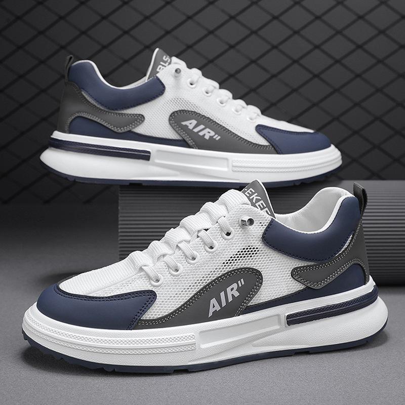 

Mesh sneakers four seasons new fashion casual breathable running shoes Korean version student thick-soled wear-resistant dad shoes men 39